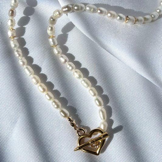 Fresh Water Pearl Toggle Necklace