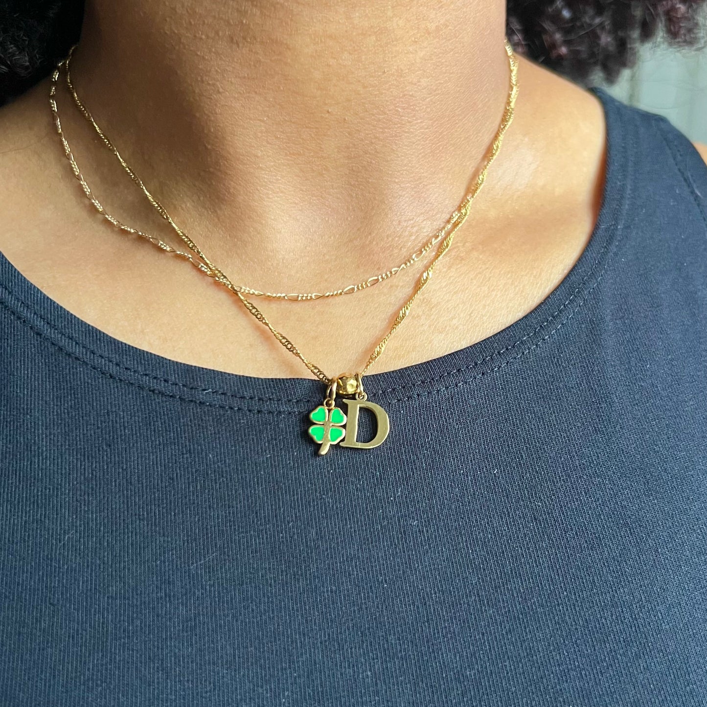 Lucky Girl Dainty Charm Necklace