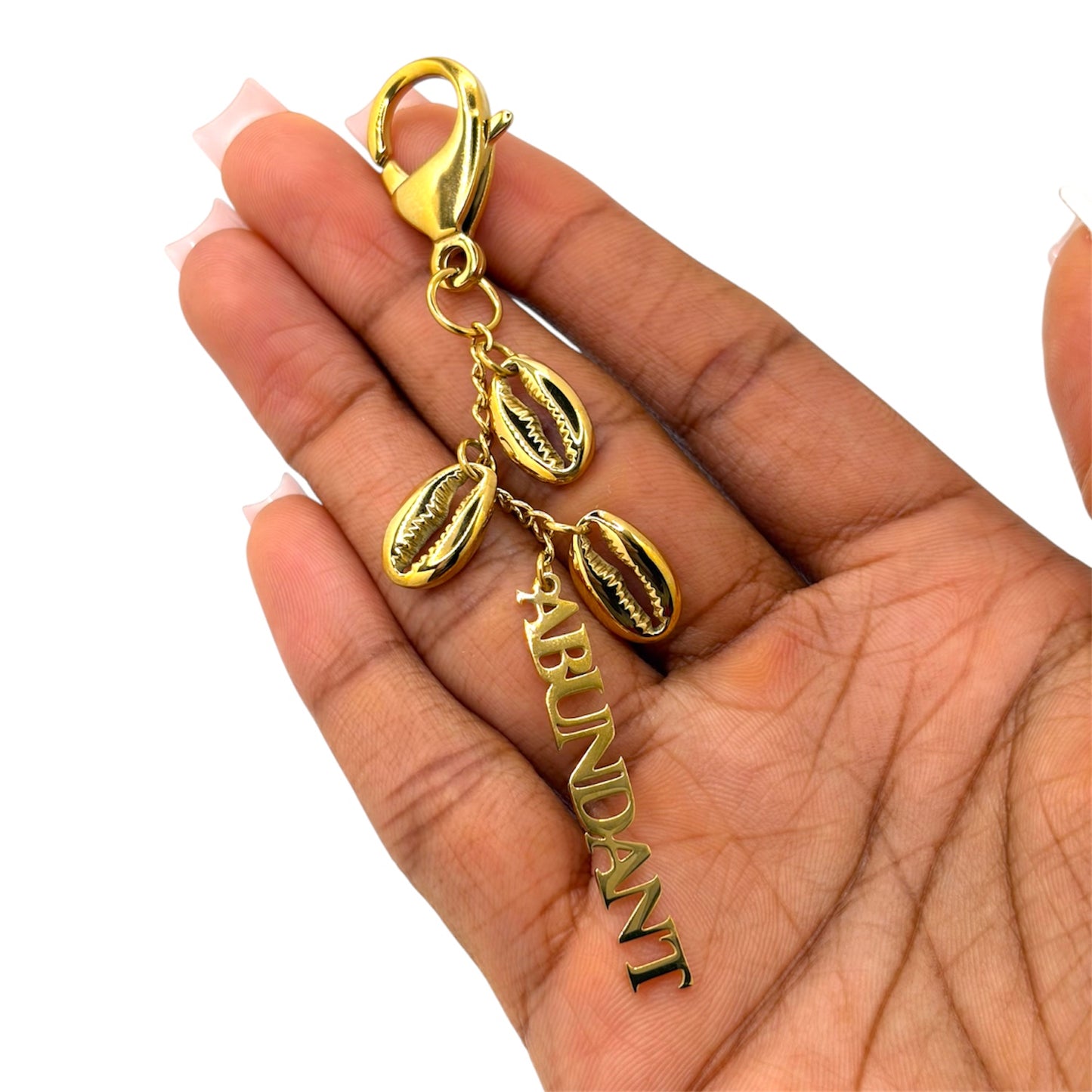 Cowrie Shell Bag Charm