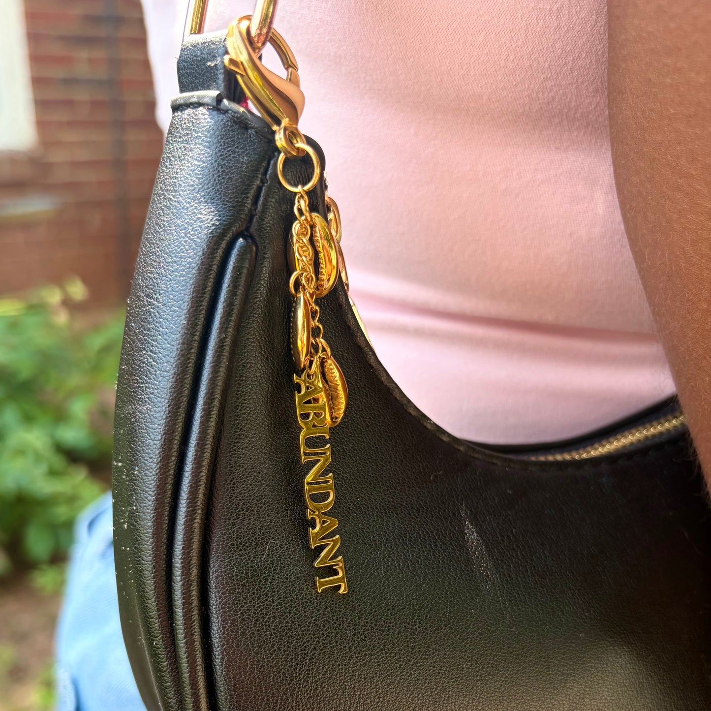 Cowrie Shell Bag Charm