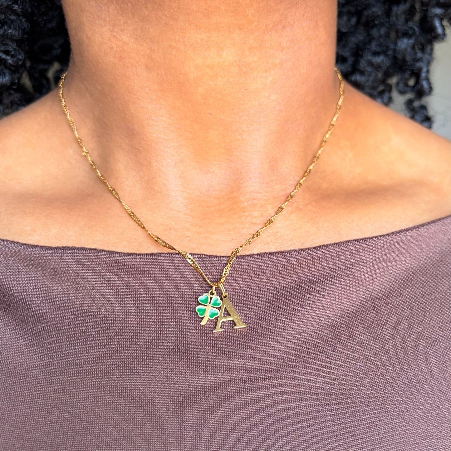 Lucky Girl Dainty Charm Necklace
