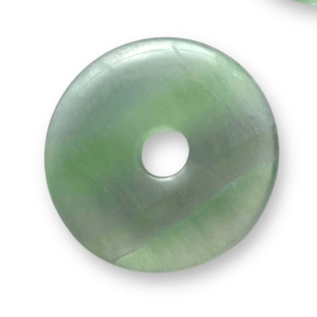 Fluorite Pi Stone Statement Charm