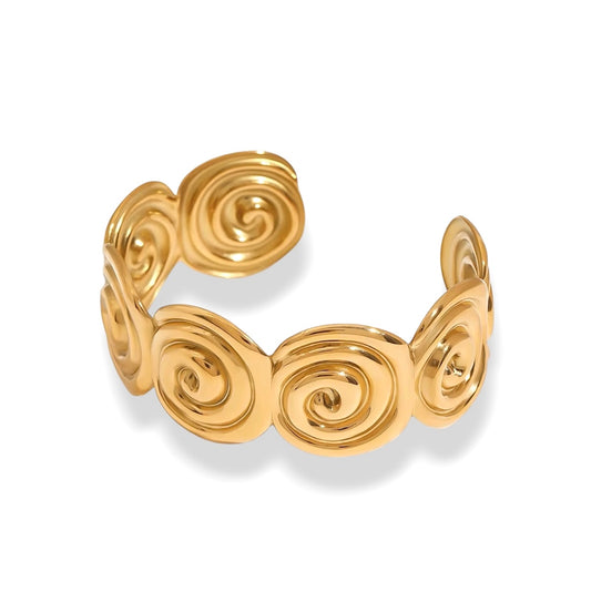 Spiral Cuff Bracelet