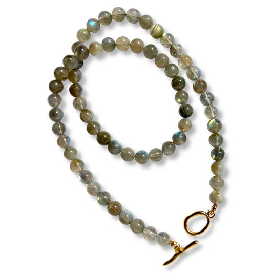 Labradorite Toggle Necklace