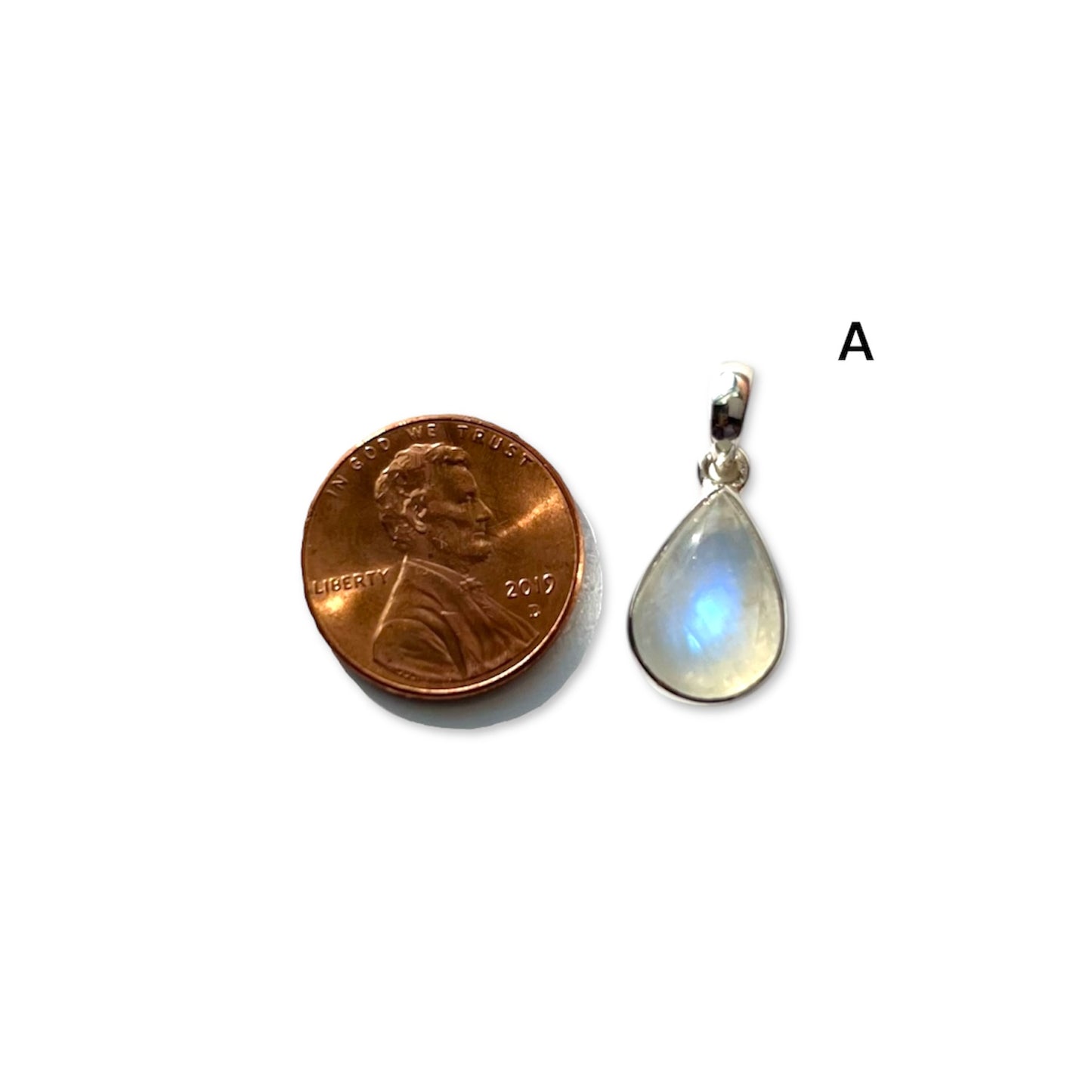 Rainbow Moonstone Charm