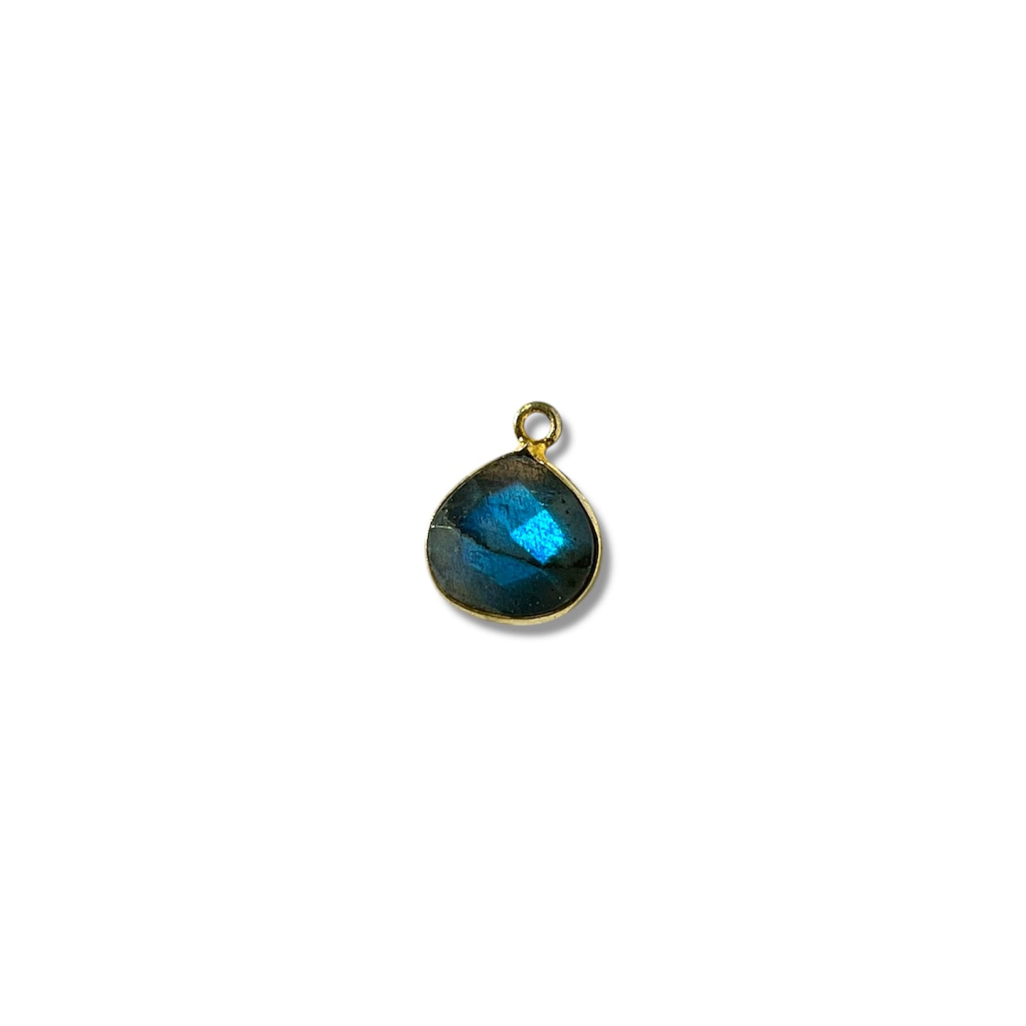 Labradorite Faceted Charm