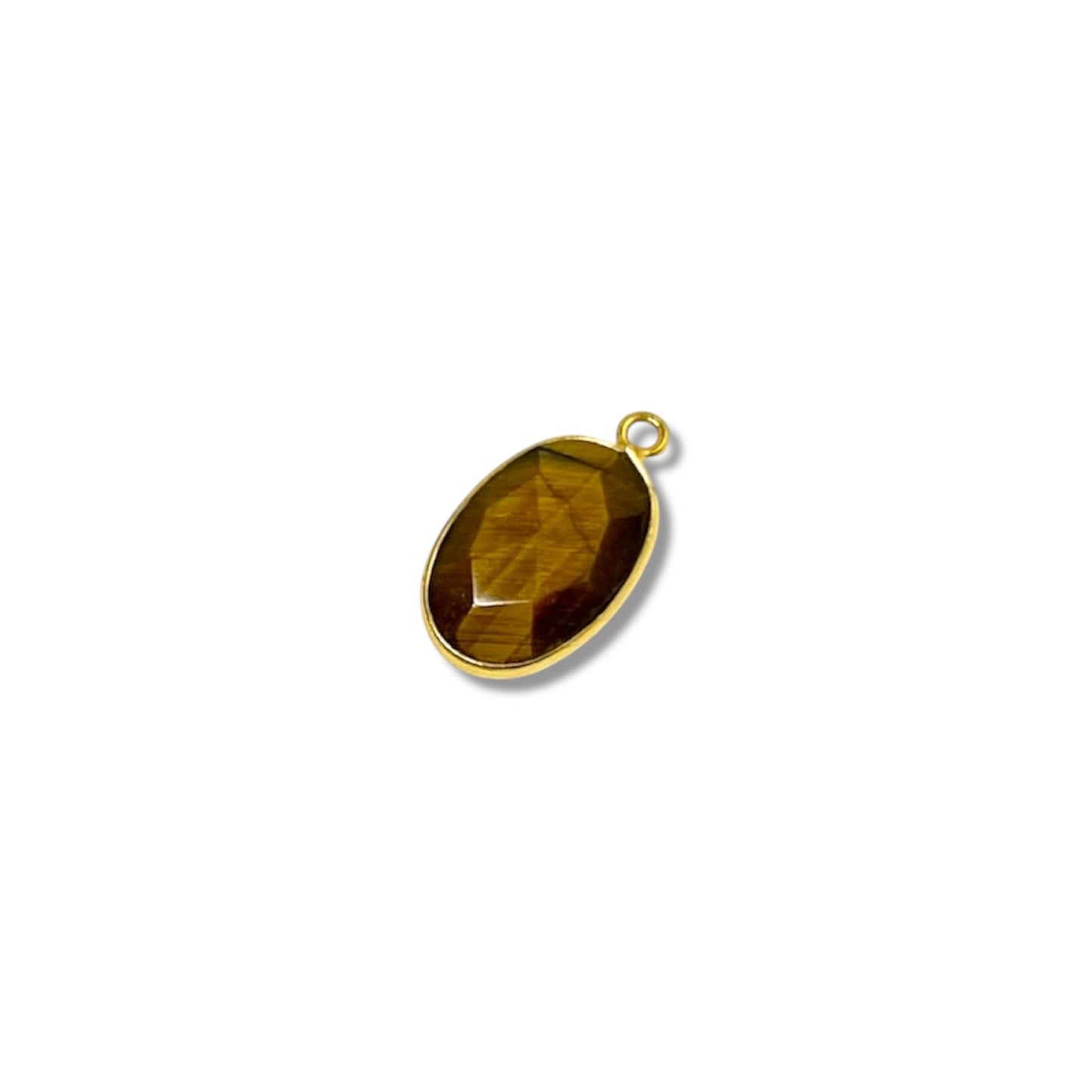 Tiger’s Eye Faceted Charm