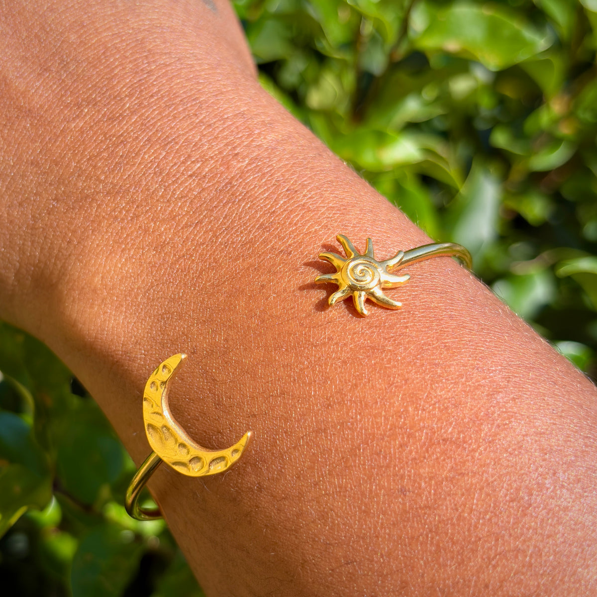 Moon & Sun Bracelet Cuff