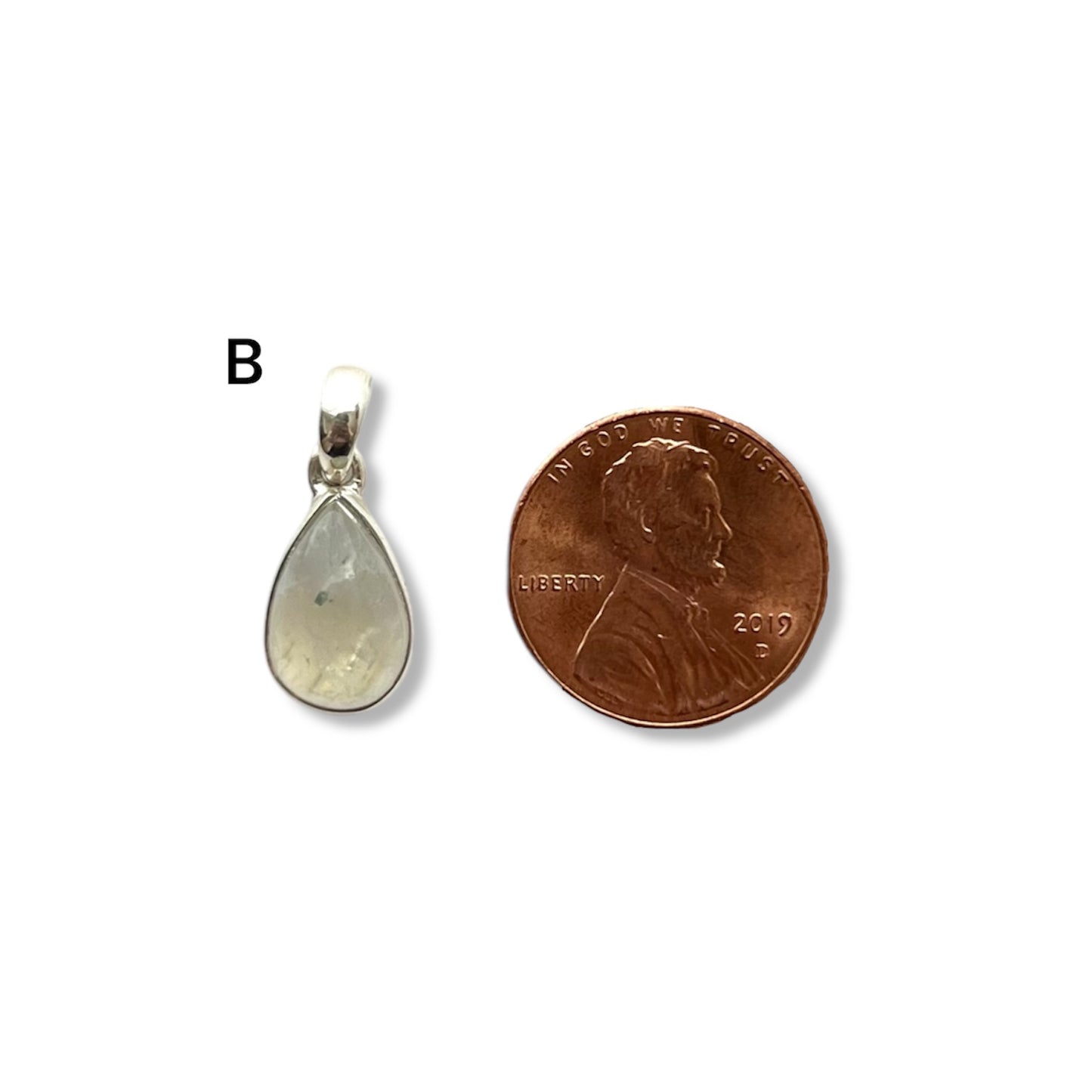 Rainbow Moonstone Charm