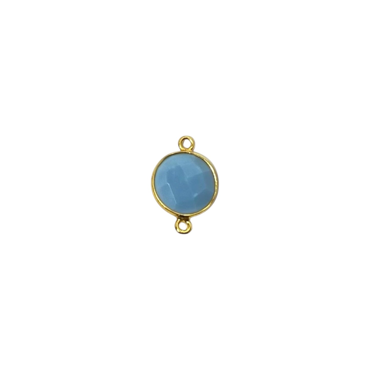 Blue Opal Faceted Charm