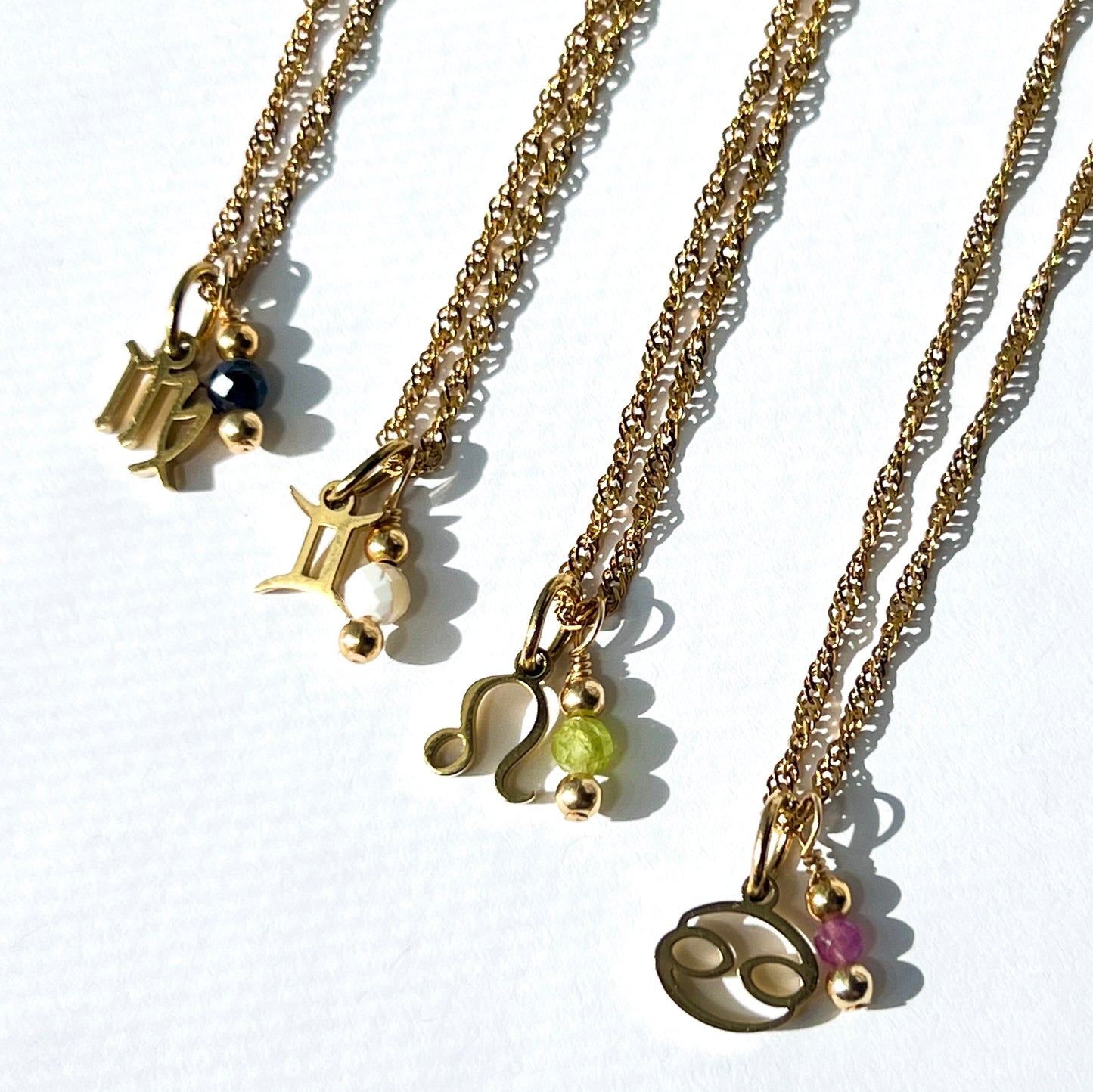 Zodiac Birthstone Necklace